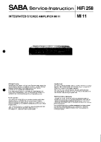 Saba MI-11 - Schematics 